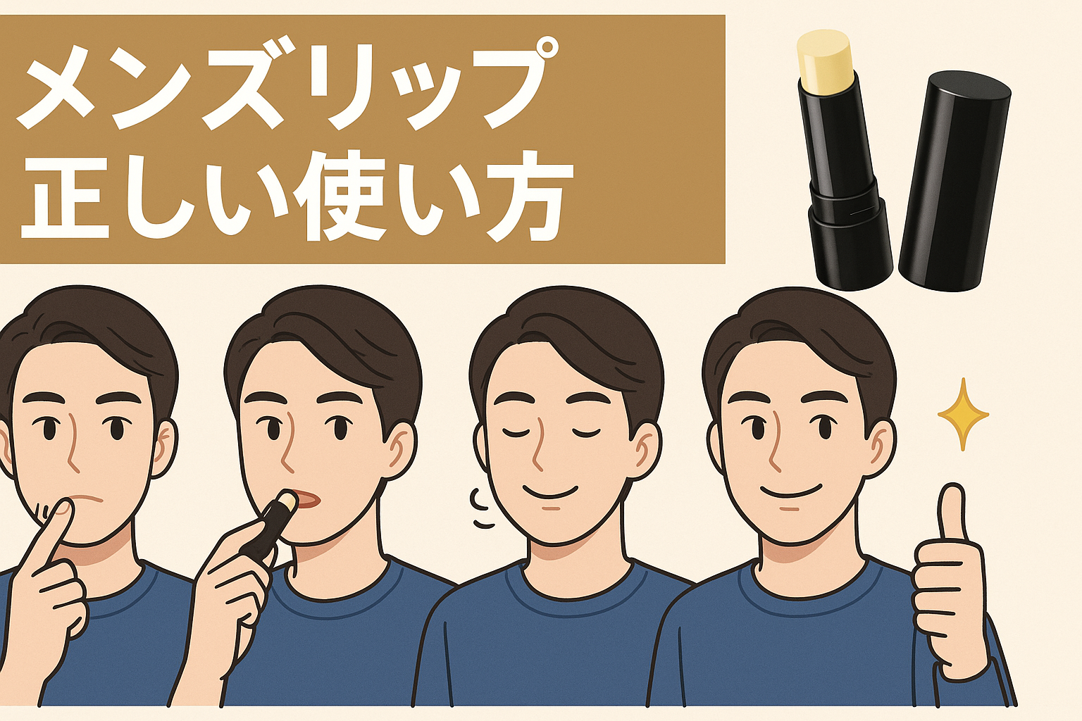 リップの正しい使い方