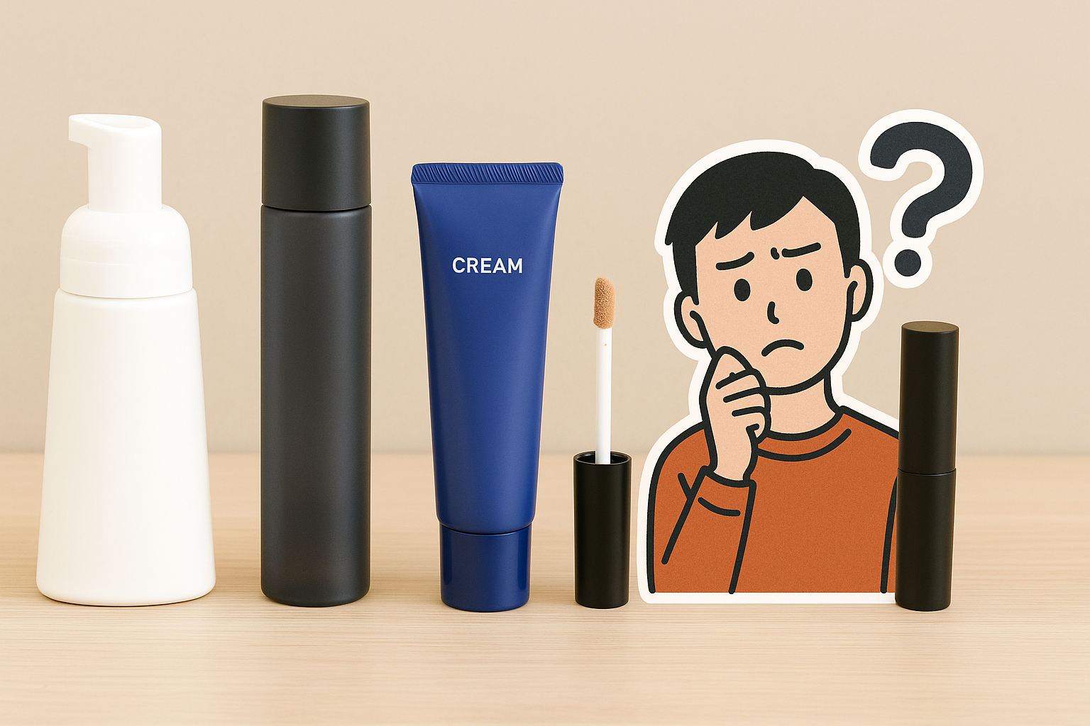 メンズスキンケア、メンズメイクおすすめ