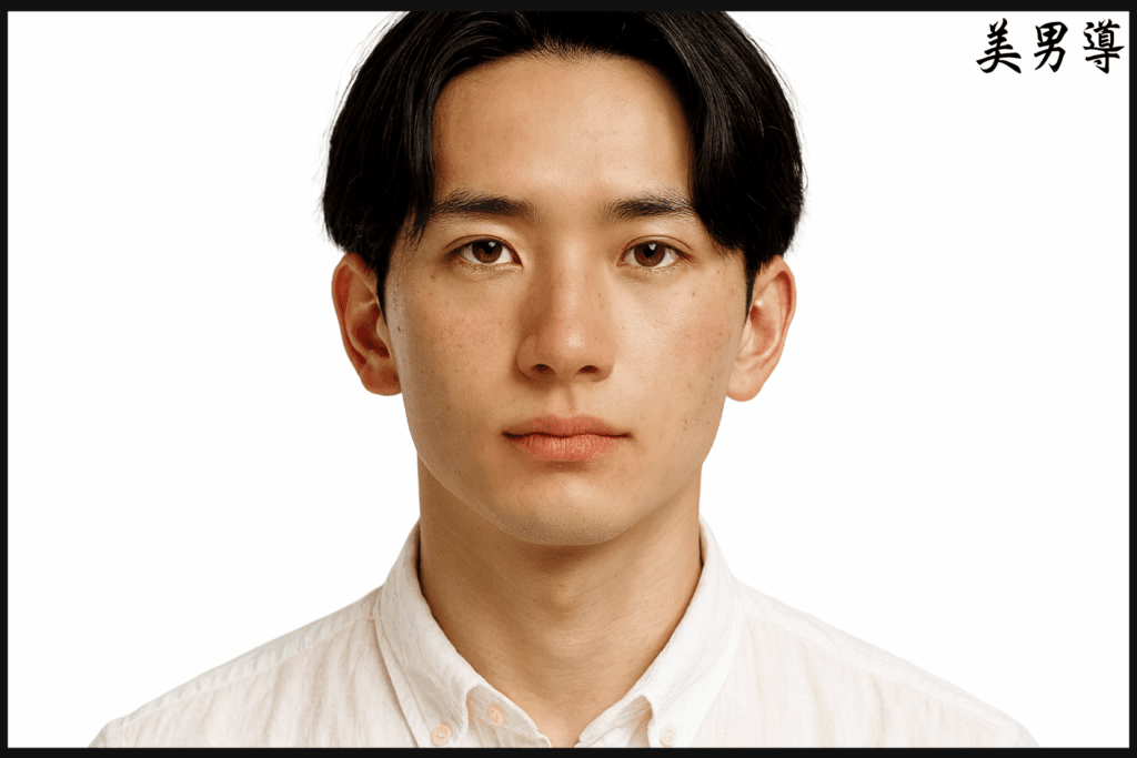 コンシーラーを使った男