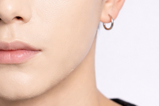 男性のフェイスライン