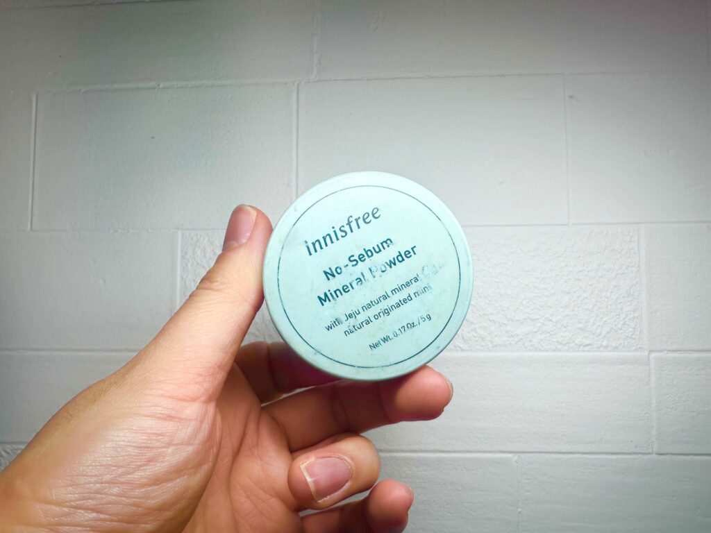 自分が使っているフェイスパウダー